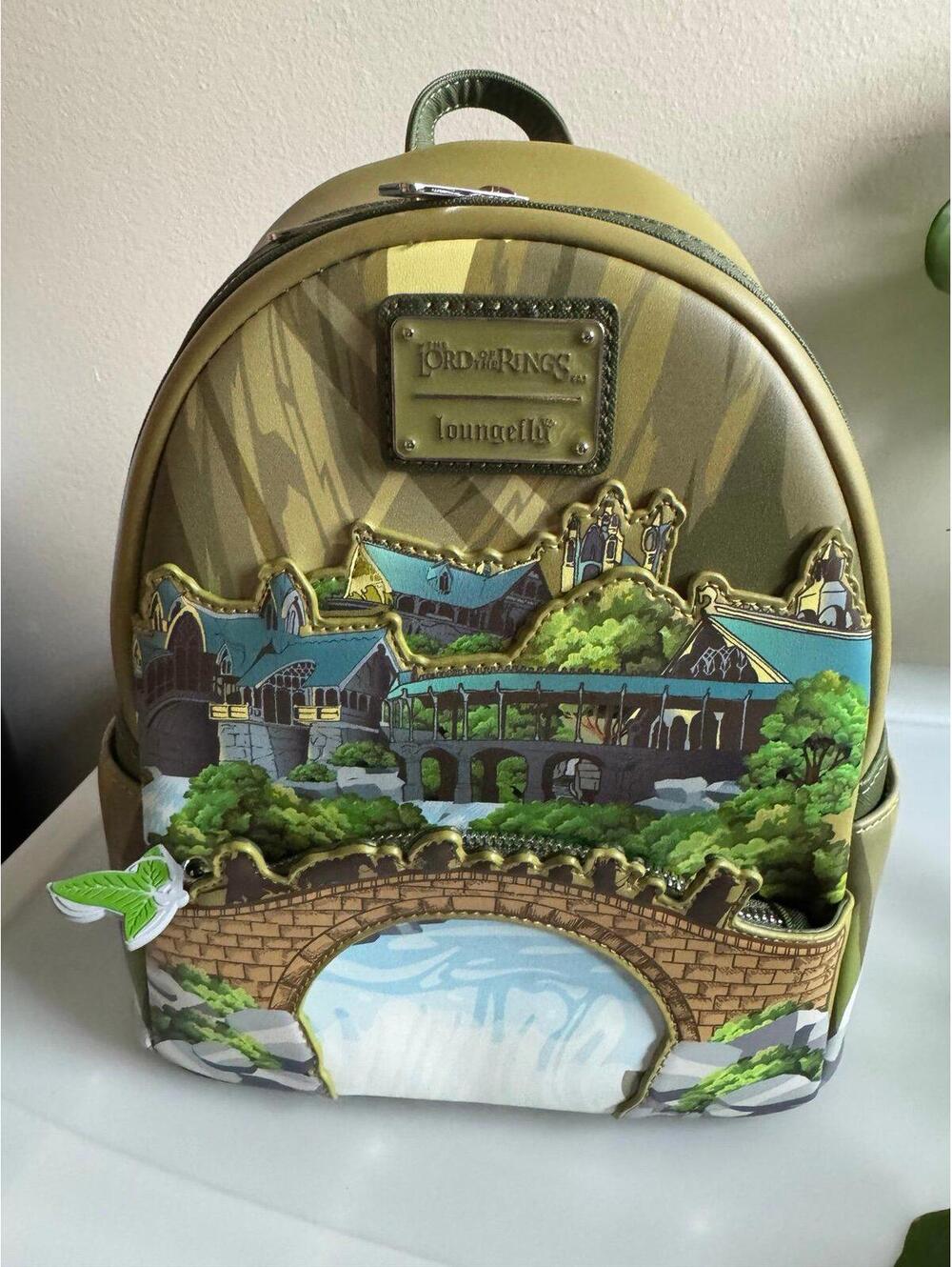 Loungefly Lord of the Rings Rivendell Mini Backpack RARE! - Picture 9 of 9